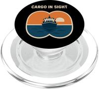 Ship Spotter Container Ship Cargo Vessel Marine Tracking PopSockets PopGrip for MagSafe