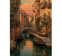Ship Village Jigsaw Puzzle 6000 Piece, Puzzles for Adults 6000, The Impossible Challenge, Jigsaw Puzzle Games Classic Educational, Wooden Puzzles, for Home Wall Decoration Gift FNKL1-212