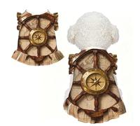 Ship Wheel Compass S Pet Apparel for Small Dogs-Cute Summer Outfit for Puppy, Soft Breathable Pet Clothes for Cat
