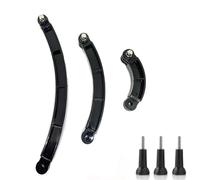 ShipeeKin 3-in-1 Helmet Curved Arced Extension Arm Mount Kit Plastic | (7.5/13.5/19.5cm) Replacement compatible for all Gopro Hero Series, SJCAMs, 4K, EK7000, GeekPro and other Action Cams
