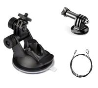 ShipeeKin Suction Cup Mount for Car Dash Cam Action Cam on Windshield | for GPS Camcorder Bracket Holder Stand Lanyard for all Gopro Hero, insta360, DJI Osmo Action 6 5pro 4 3, Apeman, SJCAM Yi 4K
