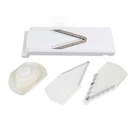 Shipenophy Kitchenware, V-Shaped Grater Slicing Cutter Portable Vegetable Cutter 420 Stainless Steel Blade with Hand Protector for Vegetables Slicing Home Kitchen Cook