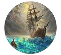 ShipJigsaw Puzzles 1000 Piece for Adults Round RedemptionCreative Challenge Toys Gift1000pcs (67.5x67.5cm)