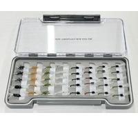 Shipman Buzzers and Thoraxed Buzzers, Mixed Size 40 per boxed set trout flies, popular buzzer fishing flies