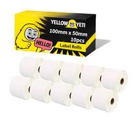 Shipping Address Label Rolls,100mm x 50mm,1000 Labels per Roll,10 Rolls,Compatible with Zebra Eltron Sato Datamax Desktop Printers (10 Rolls)