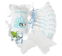 Shipping Cold Packs Ice Pack Sheets for Coolers Shipping Frozen Food Reusable, Freezer Pack for Cool Box Long Lasting, Small Dry Ice Packs 4.7" x 3.3" 10 Sheets