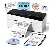 Shipping Label Printer 4x6, 249BT Bluetooth Thermal Label Printer for Postage Package Small Business, Compatible with Royal Mail, Amazon, Shopify, Ebay, UPS, Etsy