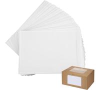 Shipping Label Sleeves 1000Pcs Set - Self-Adhesive Packing Slip Envelope Pouches, 15 x 22cm Clear Mailing List Holder for Label, Invoice