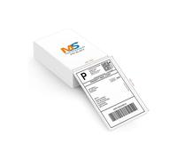 Shipping Labels 4x6 100x150mm Direct Thermal Stickers - Water-Resistant, Oil-Resistant, Scratch-Resistant | Self-Adhesive Perforated Fanfold Labels | Works with Rollo, Zebra, MUNBYN Printer