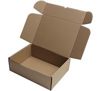 Shipping Storage Brown Boxes Postal MAILING Gift Packet Small Parcel Natural Cardboard ☆ Size: 17cm x 14cm x 5.5cm ☆ 7" x 5.5" x 2.25" (1000)