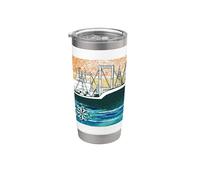 Ships Captain Ship Mechanic Cargo Ship Stainless Steel Insulated Tumbler