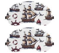 Ships Helm and Lighthouses Dutch Velvet Sleep Shade