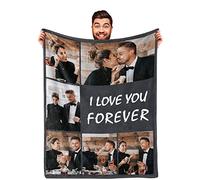 Ships Next Day Photo Blanket Gifts for Wife, Custom Blankets as Girlfriend Boyfriend Gifts- to My Wife Blanket Gifts from Husband, Couples Gifts