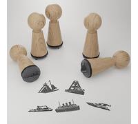 Ships Stamp Set - Captivating Nautical Designs for DIY Crafts, Scrapbooking, and Personalized Gifts - Explore Your Creativity!