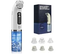 Shiptree Blackhead Remover, Pore Cleaner, Face, Blackhead Remover, Suction Nose, Acne, Pimple Suction with 3 Modes, 6 Suction Tips & Visible Water Tank, 75 kpa Super Suction Power