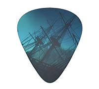 Shipwreck Beneath Sea Guitar Pick 12 Picks Fashion Durable Bass Plectrums In A Box For Ukulele Electric Guitar Bass