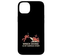 Shipwreck Diver Wreck Explorer Scuba Treasure Hunter History Case for iPhone 14 Plus