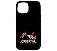 Shipwreck Diver Wreck Explorer Scuba Treasure Hunter History Case for iPhone 15