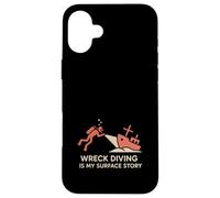 Shipwreck Diver Wreck Explorer Scuba Treasure Hunter History Case for iPhone 16 Plus