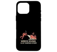 Shipwreck Diver Wreck Explorer Scuba Treasure Hunter History Case for iPhone 16 Pro Max