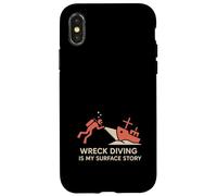 Shipwreck Diver Wreck Explorer Scuba Treasure Hunter History Case for iPhone X/XS