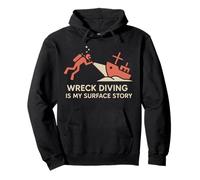 Shipwreck Diver Wreck Explorer Scuba Treasure Hunter History Pullover Hoodie