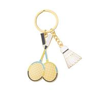 ShiQiao Spl Badminton Keyring for Daughter Son Birthday Gifts for Friend Sports Keychains for Sports Lover Gifts for Women Men Badminton Racket Keyrings for Bag Purse Charms for Backpack Accessories