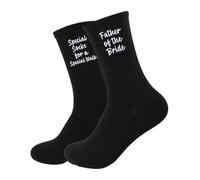 ShiQiao Spl Father of the Bride Gifts for Men Wedding Day Socks for Dad Father Wedding Gift for Father of the Bride Socks Special Walk