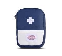 ShiQiao Spl Portable Medical Kit First Aid Bag Small Medicine Organiser Mini Travel Medical Pouch for Women Men Blue Medicine Case for Travel Holiday Camping