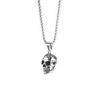 ShiQiao Spl Skull Pendant Necklace Gothic Halloween Accessories for Women Men Punk Accessories for Boys Christmas Birthday Gifts for Boys