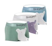 SHIQINUO Men Elephant Trunk Underwear,Bulge Enhancing Breathable Boxer,Men's Sexy Elephant Trunk Boxer Briefs, Color2, L