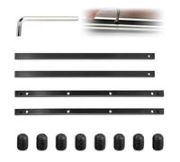 SHIQUAN 2 Set Guide Rail Connector Kit with Screws and Allen Key | Compatible with Festool Makita P-45777 Track Saw, DeWALT SP6000 198885-7, Plunge Saw Long Cuts,Curtain Track Accessories