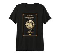 Shir o Khorshid Iran Lion & Sun Old Persian Passport Design Premium T-Shirt