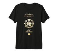 Shir o Khorshid Iran Lion & Sun Old Persian Passport Design Premium T-Shirt