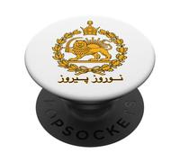 Shir o Khorshid Nowruz Lion and Sun Persian New Year Norouz PopSockets Adhesive PopGrip