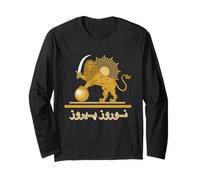 Shir o Khorshid Nowruz Lion & Sun Iran Persian Norouz Pirouz Long Sleeve T-Shirt