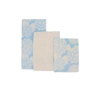 Shirayuki Floral Kitchen Towel Set - Hydrangea in Light Blue - Made in Japan