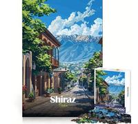 Shiraz, Iran Cityscape Jigsaw Puzzles for Teenagers 1000 Memory Training Serene Activity Flawless Cut Seasonal Gift (38x26cm)
