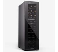 Shiraz Slim 29.5cm 24 Bottles Dual Zone Wine Fridge Black