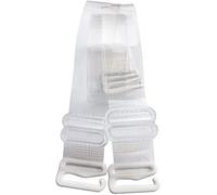 ShirazO Invisible Clear Elastic Bra Straps Replacement - Adjustable Transparent Straps with Metal Hooks, Ideal for Large Busts, Clear Back Bra Straps, Replacement for Women's Bras (1.5 cm)