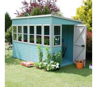 Shire 10x6 Sun Pent Potting Shed