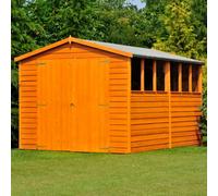 Shire Overlap Double Door 10x8 Storage Shed