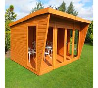 Shire Highclere Summerhouse - 10ft x 8ft, Brown