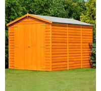 Shire 12X6 Overlap Double Door Apex Shed No Windows