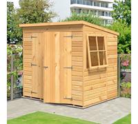 Shire 5' 8" x 6' 10" Pent Shed - Premium Dip Treated Shiplap