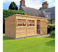 Shire 6' 6" x 15' 10" Pent Shed - Premium Dip Treated Shiplap