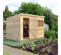 Shire 5' 9" x 9' 9" Pent Shed - Premium Dip Treated Shiplap