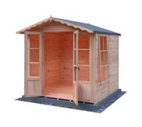 Shire 7x7 Kensington Summerhouse 12mm shiplap interlock cladding