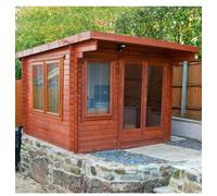 Shire 8x10 Belgravia Log Cabin 19mm Cladding
