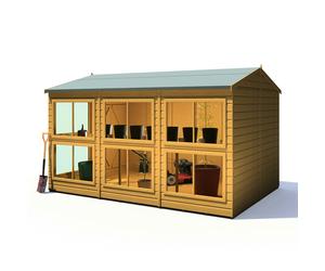 Shire 8x12 Sunhut Potting Shed with double doors